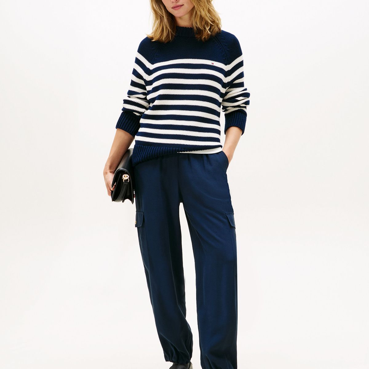 TOMMY HILFIGER - Jogger Con Bolsillos Tipo Cargo Azul Tommy Hilfiger