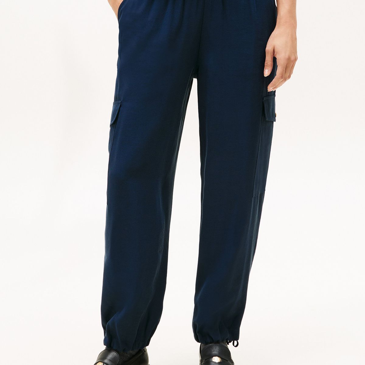 TOMMY HILFIGER - Jogger Con Bolsillos Tipo Cargo Azul Tommy Hilfiger