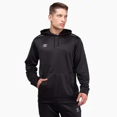 UMBRO - Polerón Entrenamiento Training Hooded Top Hombre Negro