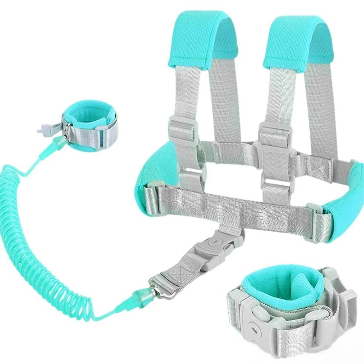GENERICO - Cinta Arnés Anti Perdida Pulsera Correa Seguridad Para Niños Celeste