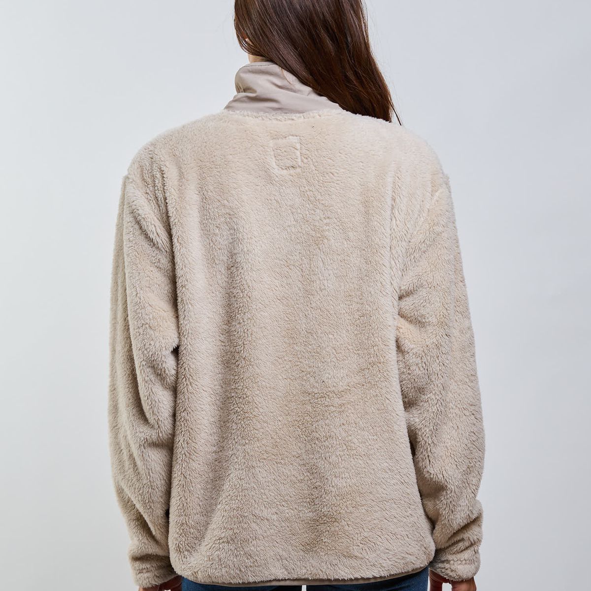 RIP CURL - Poleron Chiporro Bold Beige Mujer Rip Curl