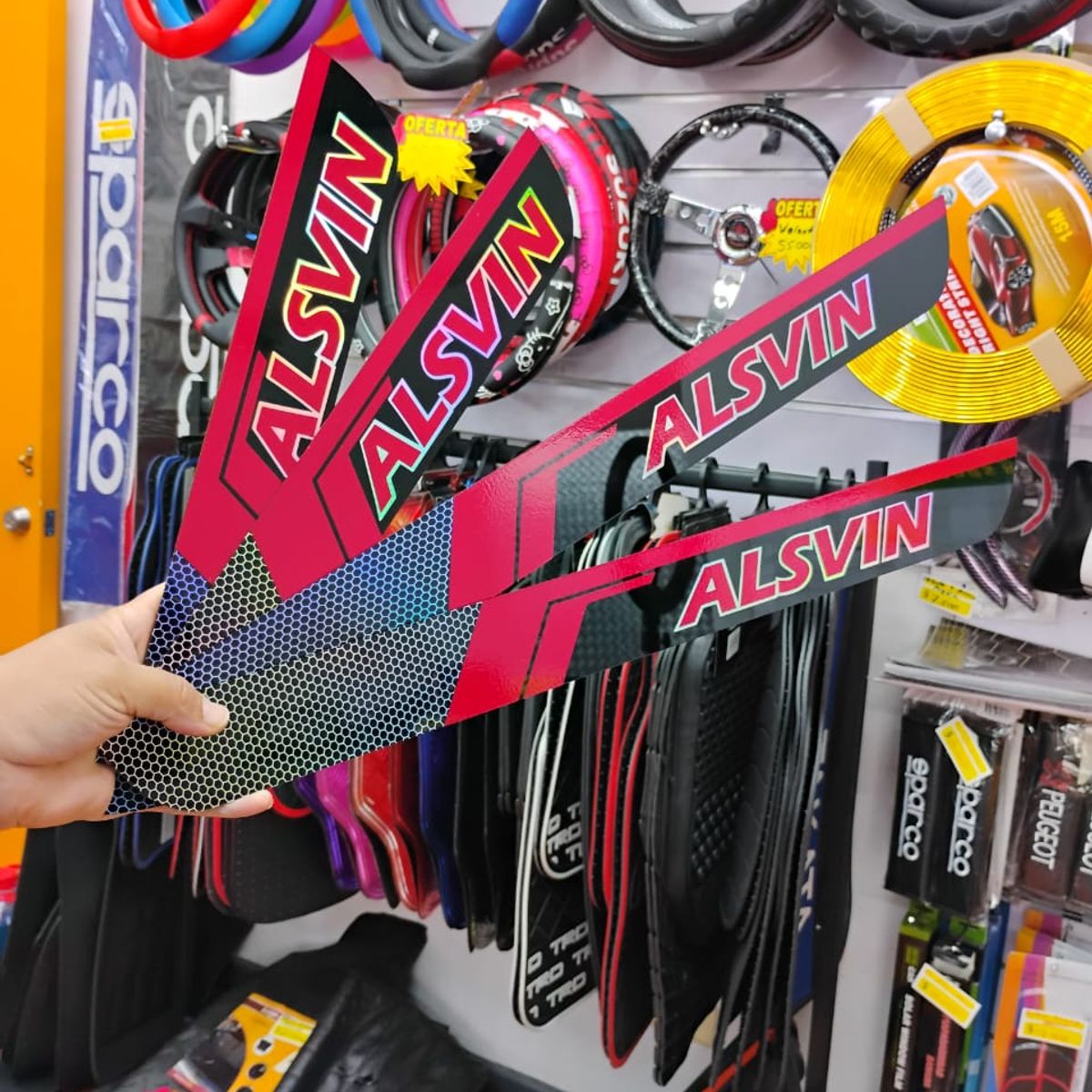 GENERICO - Cubre Zócalo  Pisadera Multifunción en Acrílico Protector para Autos Universal Changan Alsvin