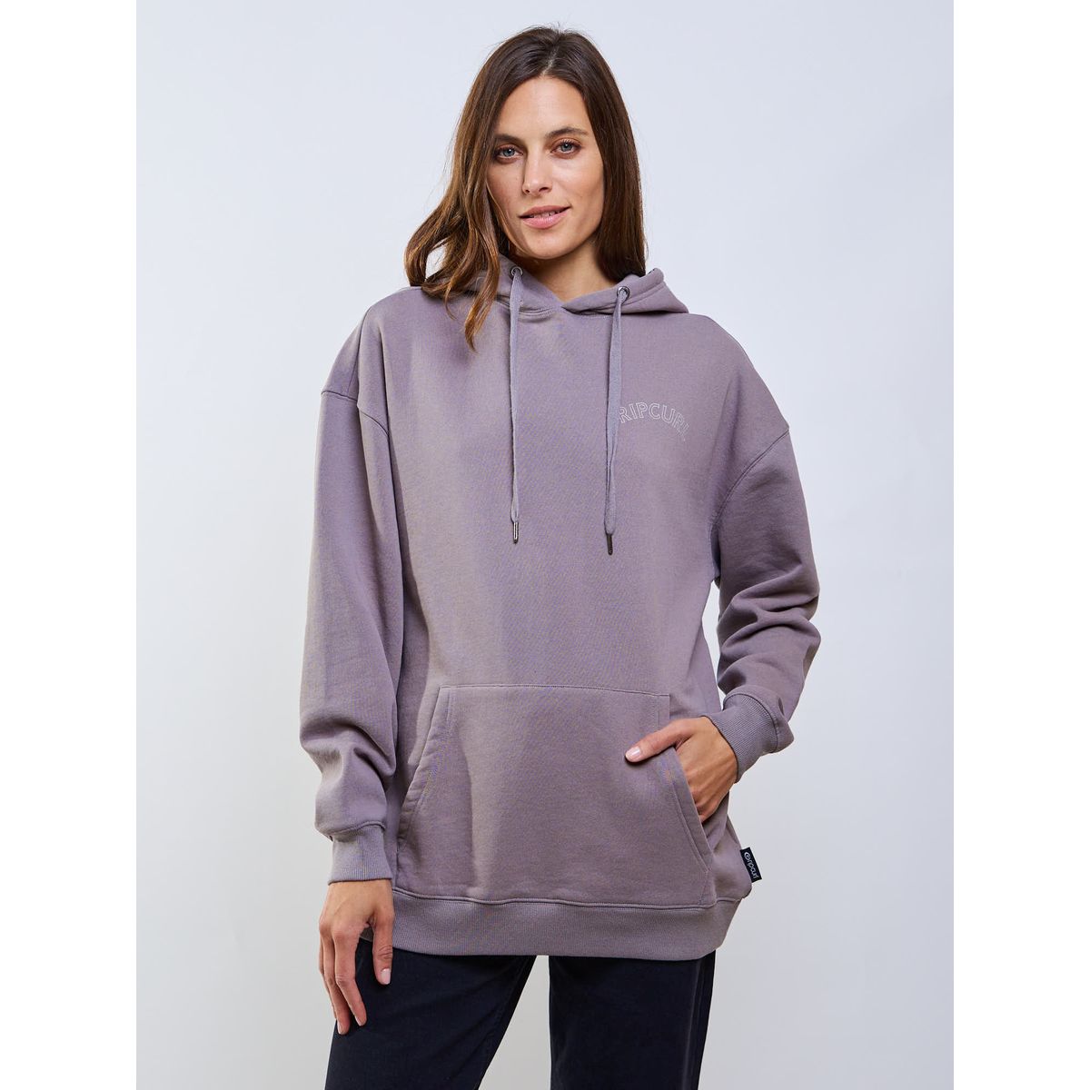 RIP CURL - Poleron Canguro Solar Beige Mujer Rip Curl