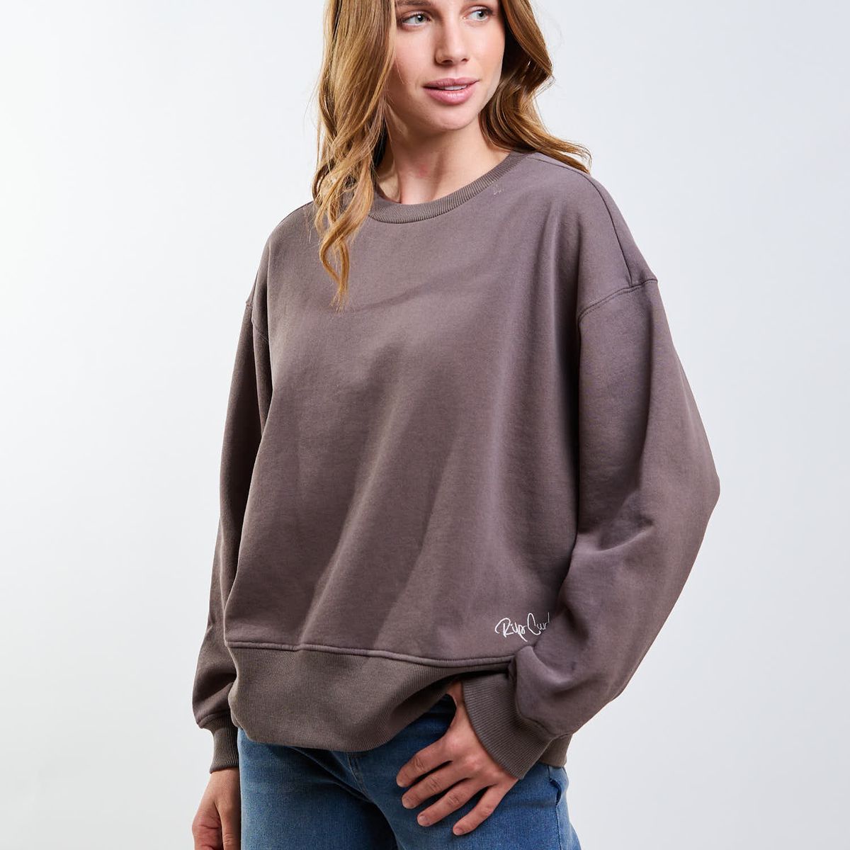 RIP CURL - Poleron CR Frost Café Mujer Rip Curl
