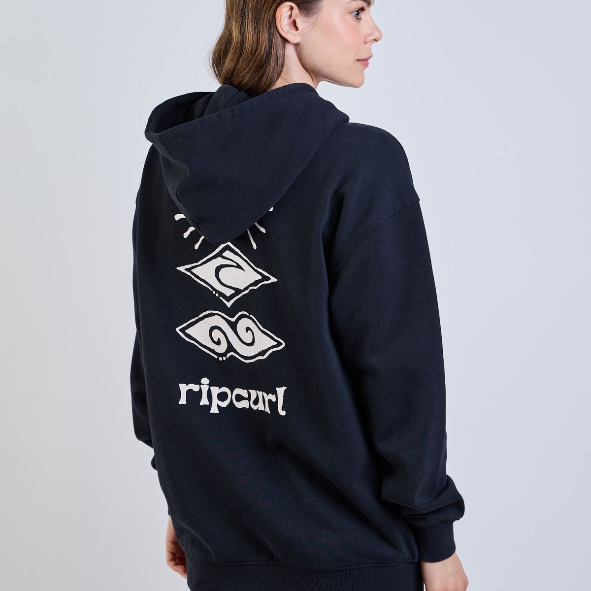 RIP CURL - Poleron FZ Astro Negro Mujer Rip Curl