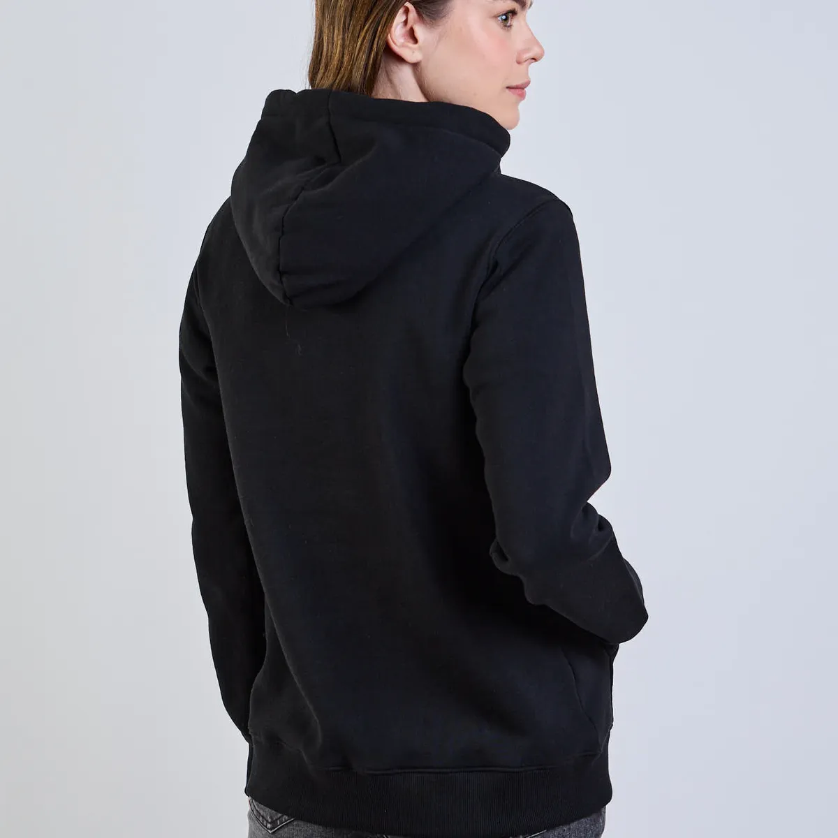 RIP CURL - Poleron Canguro Boreal Negro Mujer Rip Curl