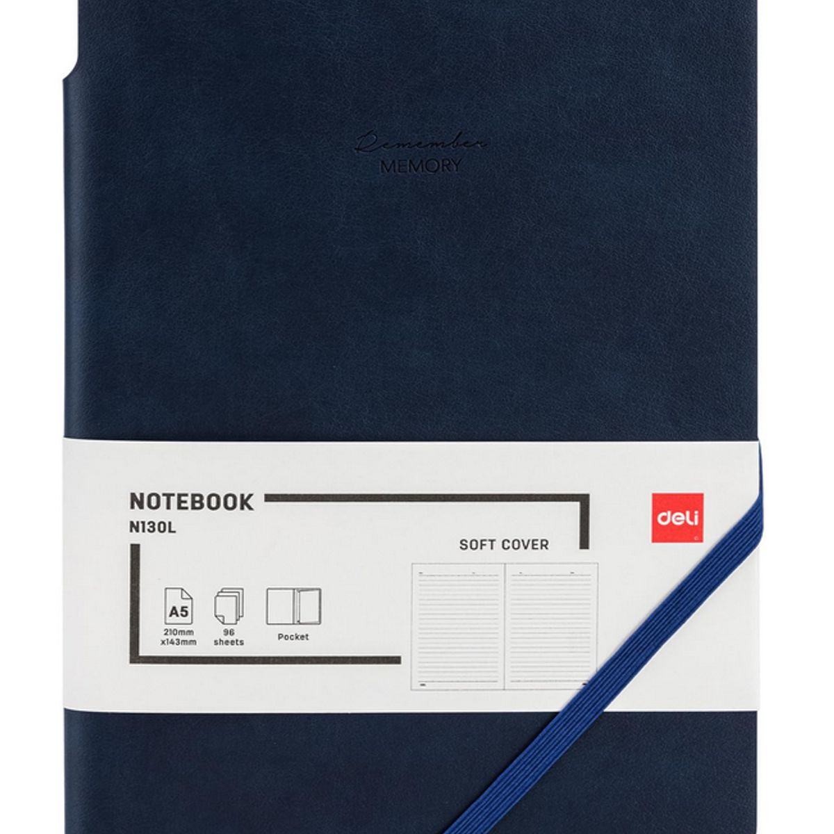 DELI - Libreta Azul Anotaciones Personal Agenda Notas