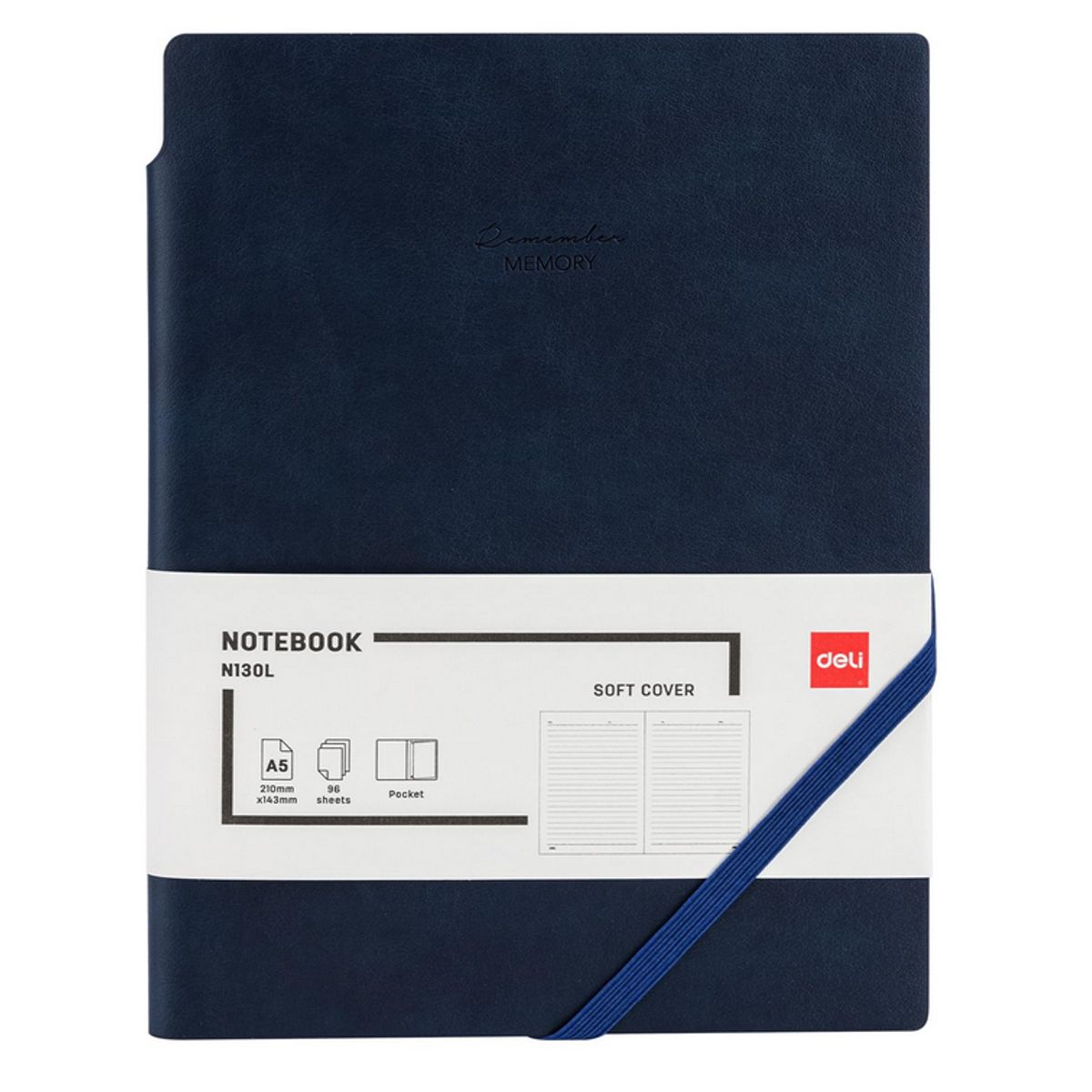 DELI - Libreta Azul Anotaciones Personal Agenda Notas