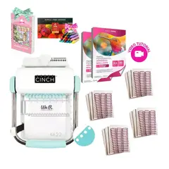 AMERICAN CRAFTS - Encuadernadora Cinch Redonda + 12 Planner Y Anillos Ka22