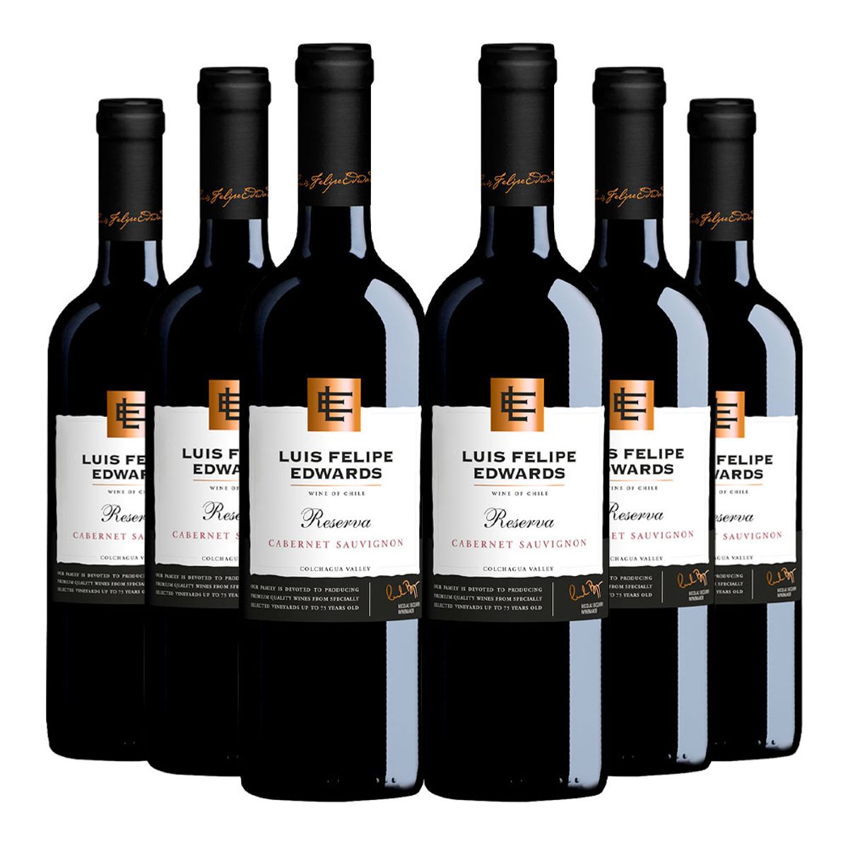 LUIS FELIPE EDWARDS - 6 Vinos Luis Felipe Edwards Reserva Cabernet Sauvignon