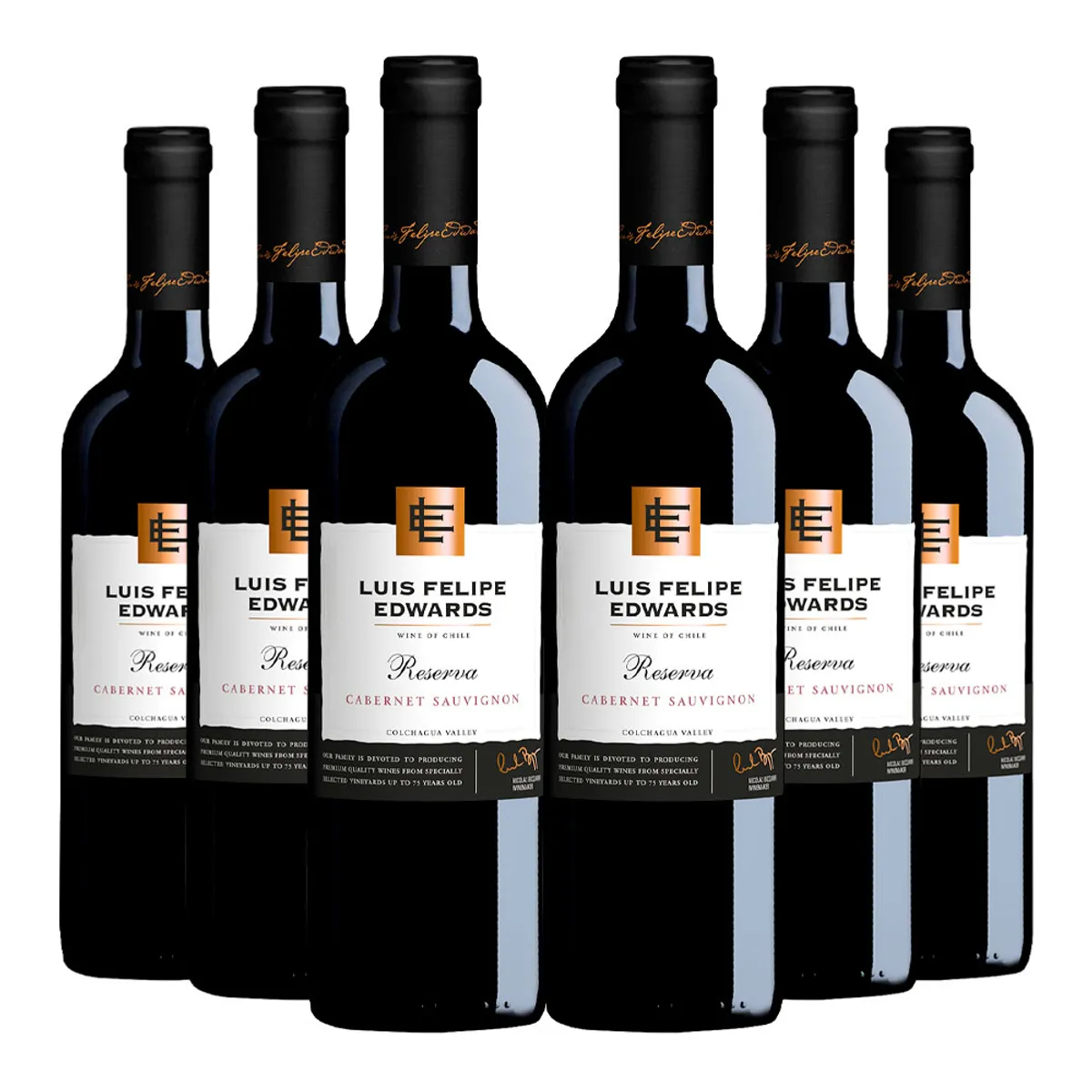 LUIS FELIPE EDWARDS - 6 Vinos Luis Felipe Edwards Reserva Cabernet Sauvignon