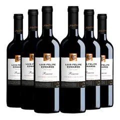 LUIS FELIPE EDWARDS - 6 Vinos Reserva Cabernet Sauvignon