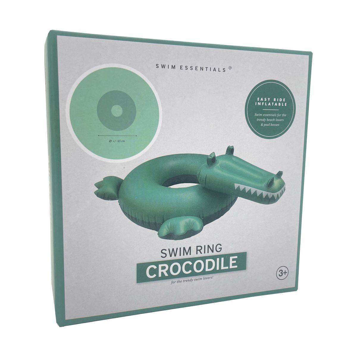 SWIM ESSENTIALS - Flotador de Aro Cocodrilo Swim Essentials