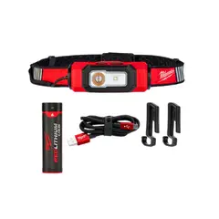 MILWAUKEE - Linterna De Casco Recargable Usb 2116-21 Color de la luz Rojo
