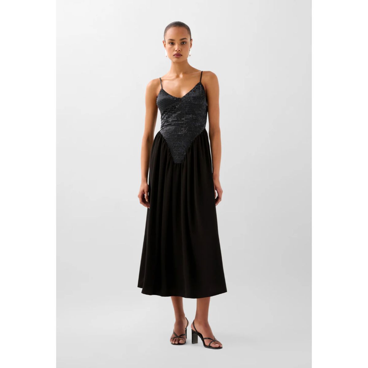 SCALPERS - VESTIDO ABERTURA LAZOS