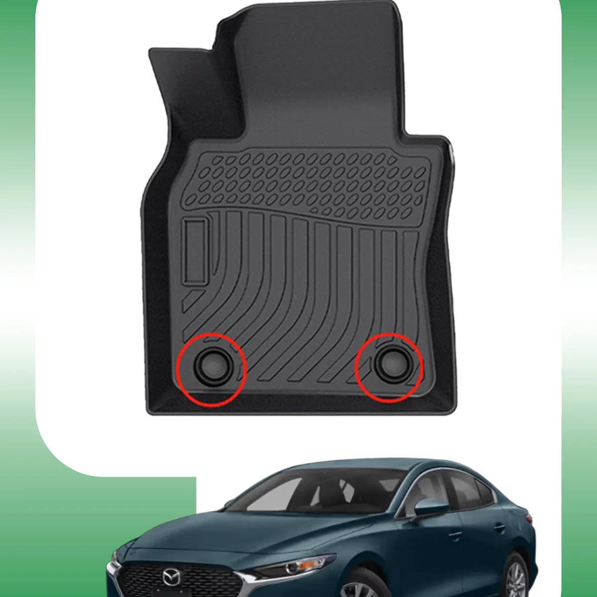 OM INDUSTRIAS PREMIUM - Piso Bandeja Calce Perfecto Mazda 3 2019-2026