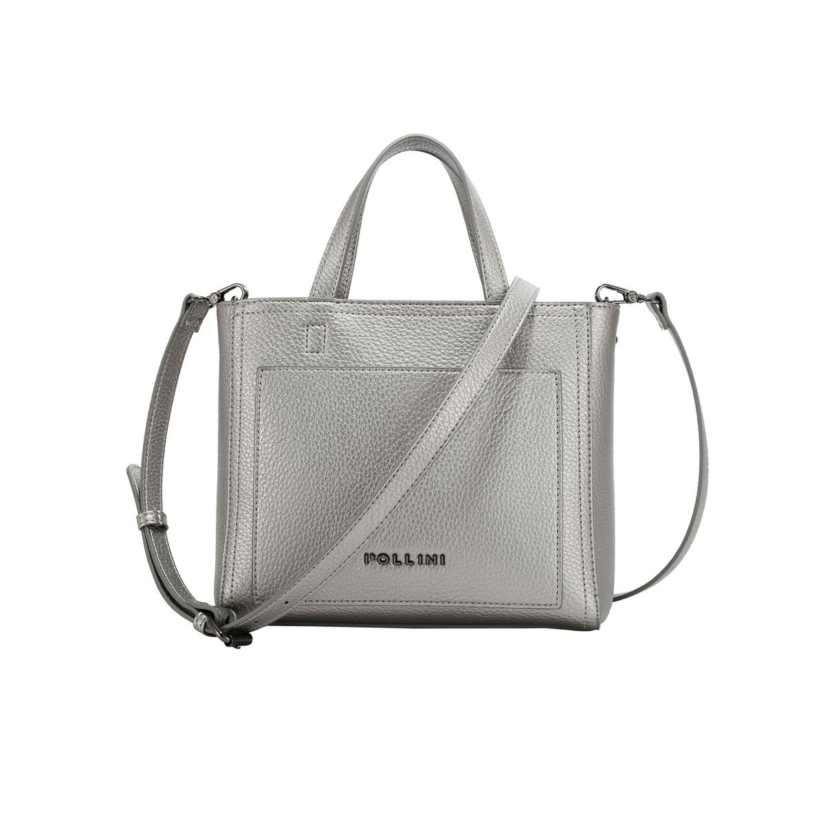 POLLINI - Cartera Bandolera Gris Pollini