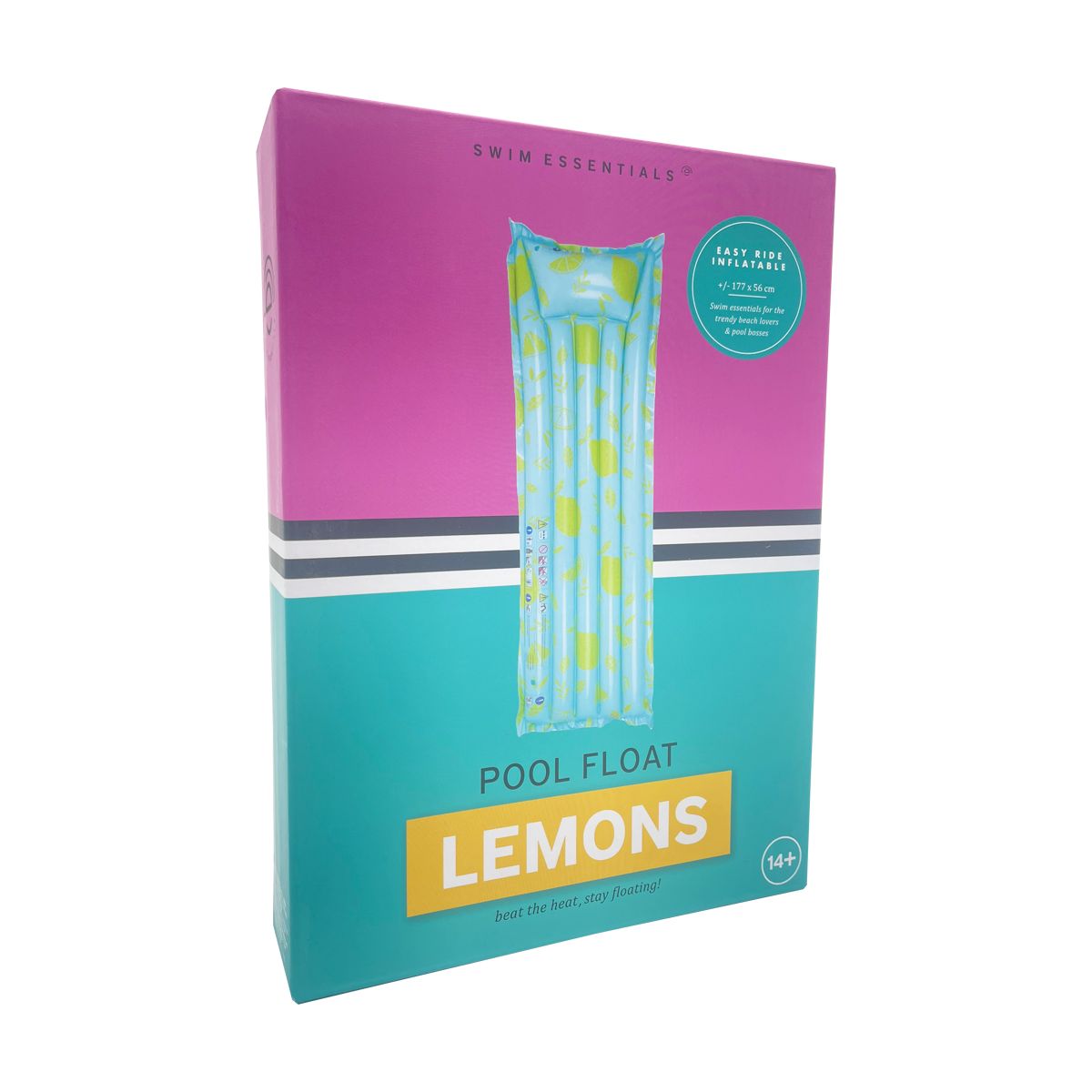 SWIM ESSENTIALS - Colchoneta Inflable Limòn Swim Essentials