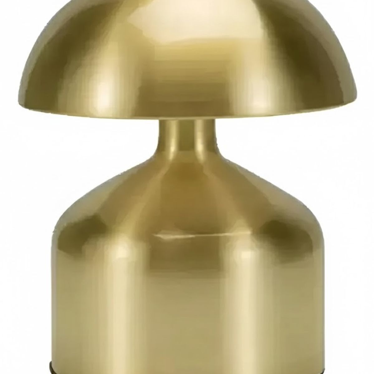 GENERICO - Lampara De Mesa Champiñón Recargable Elegante Decorativa Dorado Oscuro