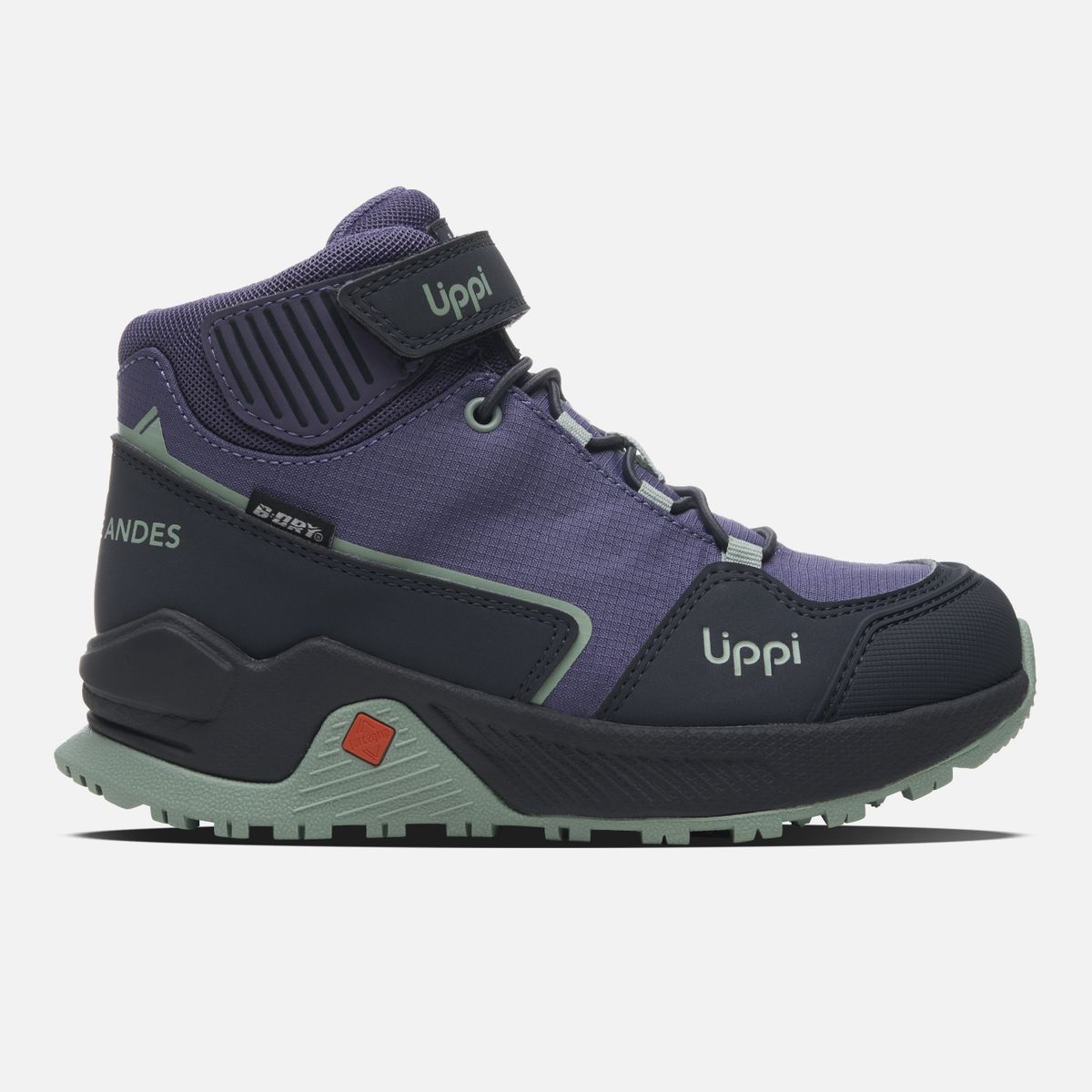 LIPPI - Zapatilla Niña Motion Mid Kids B-dry Violeta Lippi