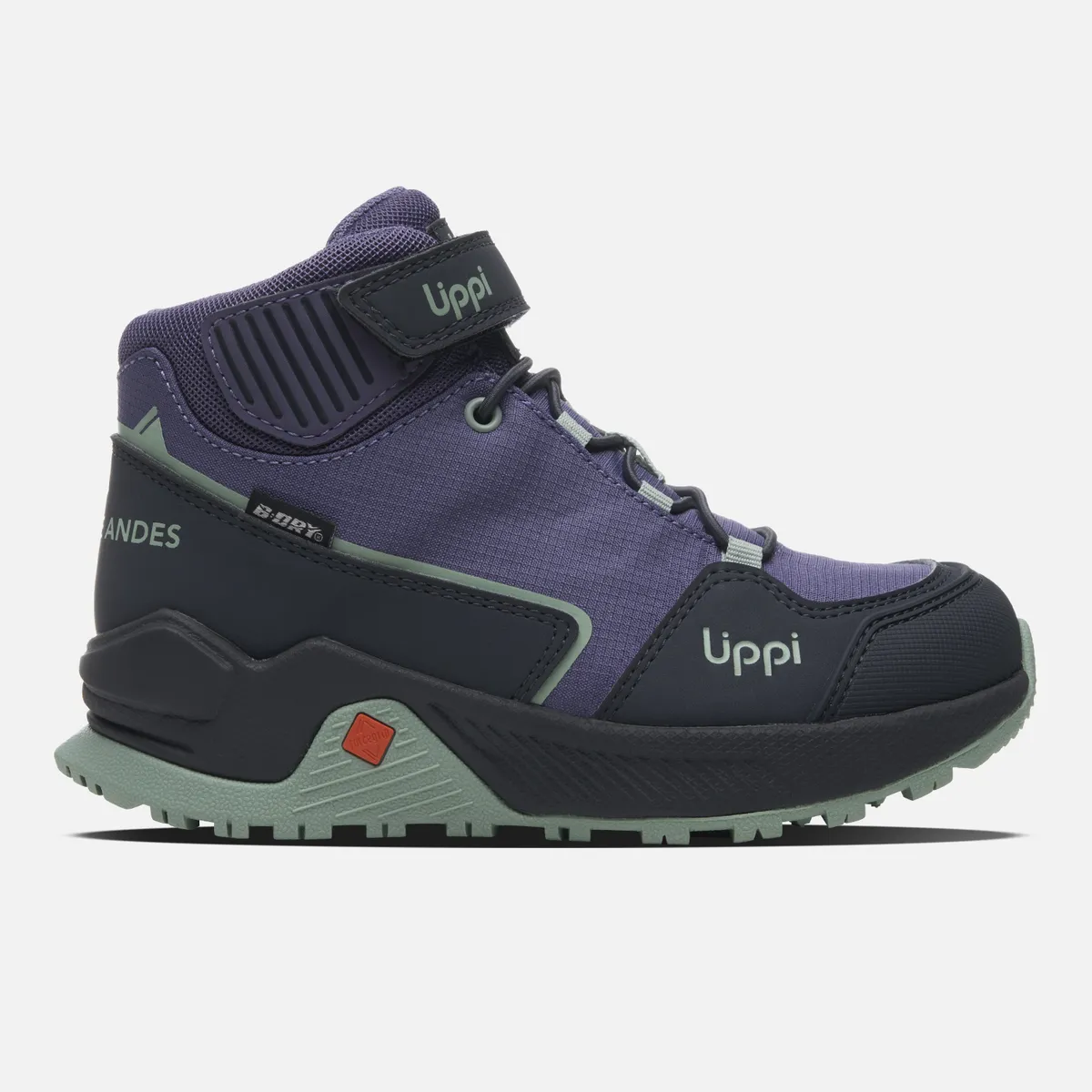 LIPPI - Zapatilla Niña Motion Mid Kids B-dry Violeta Lippi