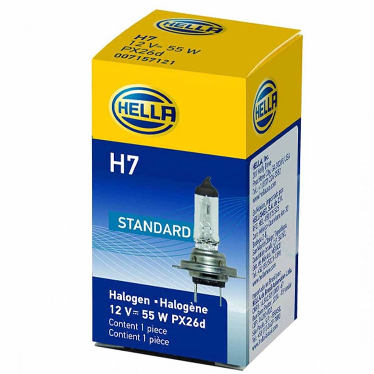 HELLA - PACK 10 AMPOLLETAS HELLA H7 12V 55W
