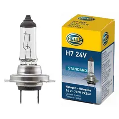 HELLA - PACK 10 AMPOLLETAS H7 24V 70W