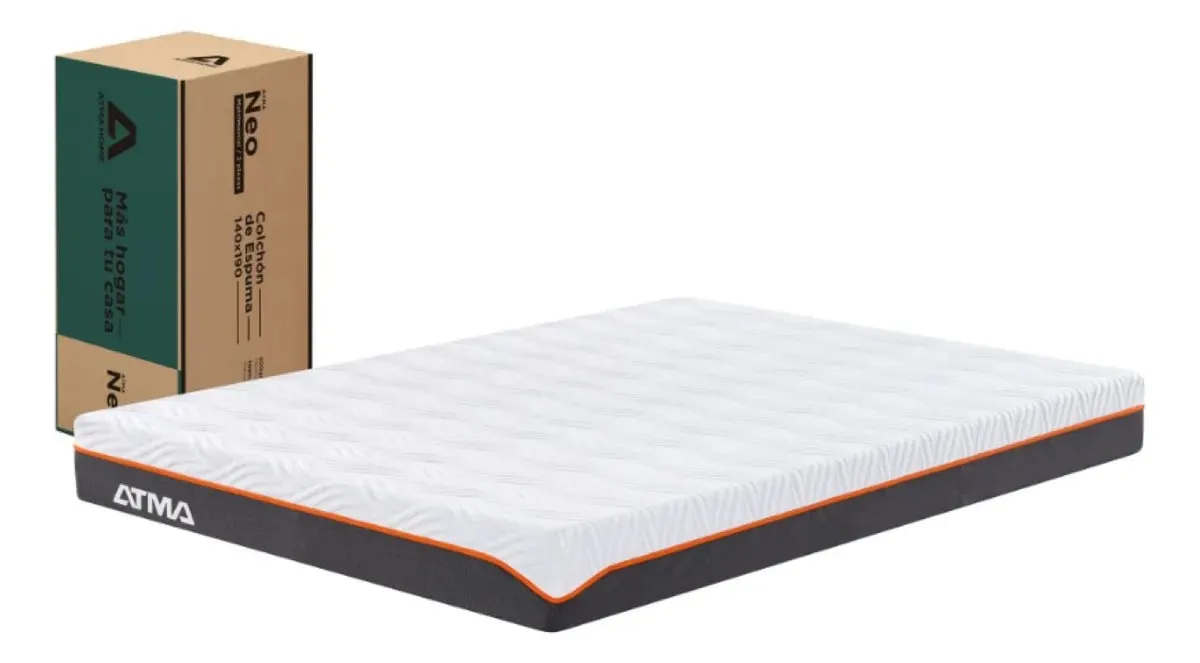 Colchon de Espuma Neo De Alta Densidad 2 Plazas Ergonomico