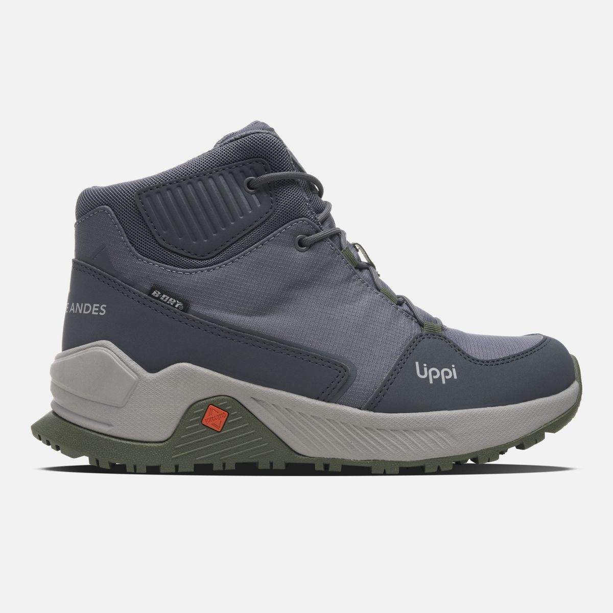 LIPPI - Zapatilla Teen Boy Motion Mid Teen B-dry Gris Lippi