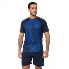 UMBRO - Polera Pro Training Graphic Hombre Azul