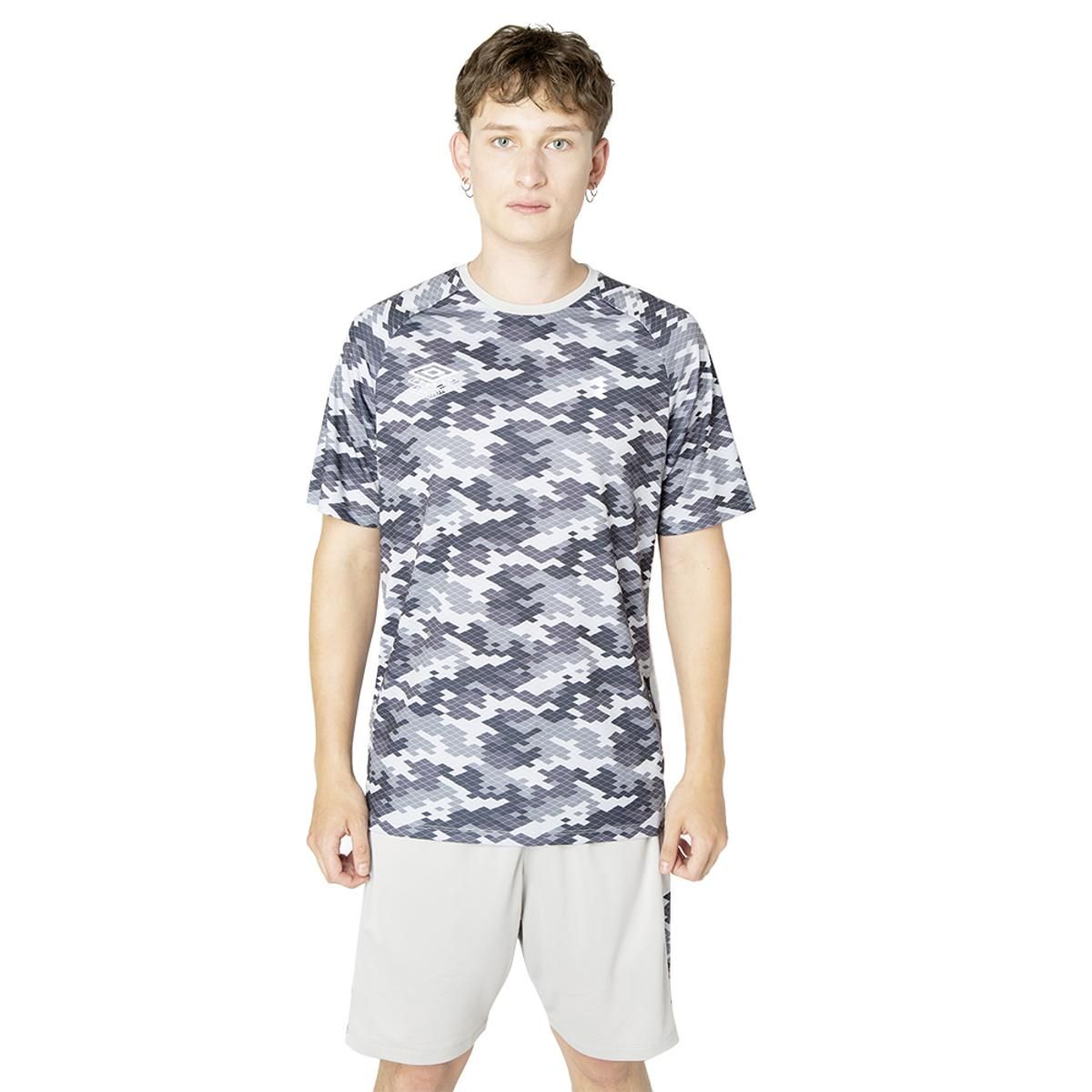 UMBRO - Polera Entrenamiento Umbro Pro Training Graphic Hombre Gris