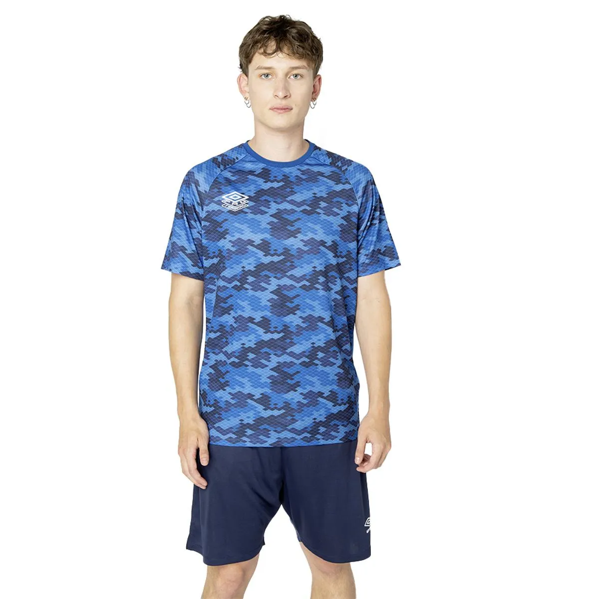 UMBRO - Polera Entrenamiento Umbro Pro Training Graphic Hombre Azul