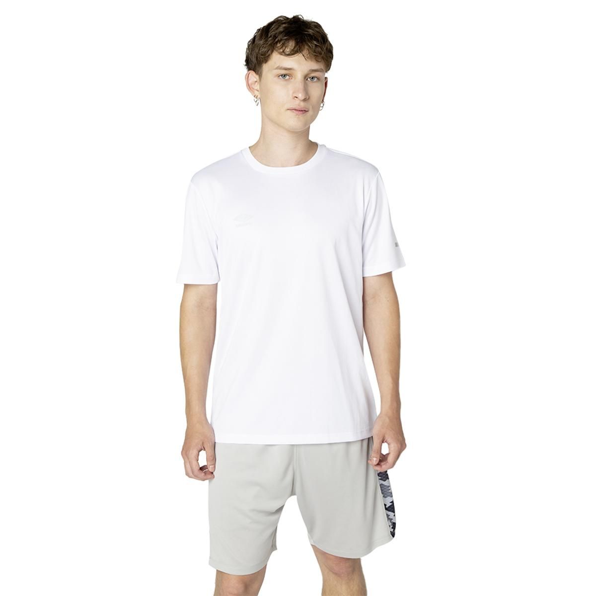 UMBRO - Polera Entrenamiento Umbro Training Jersey Hombre Blanco