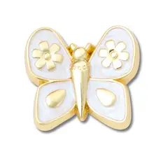 CROCS - Jibbitz Mariposa Perlada Dorada