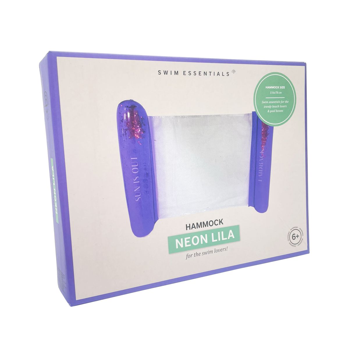 SWIM ESSENTIALS - Hamaca Flotante Purpura Swim Essentials