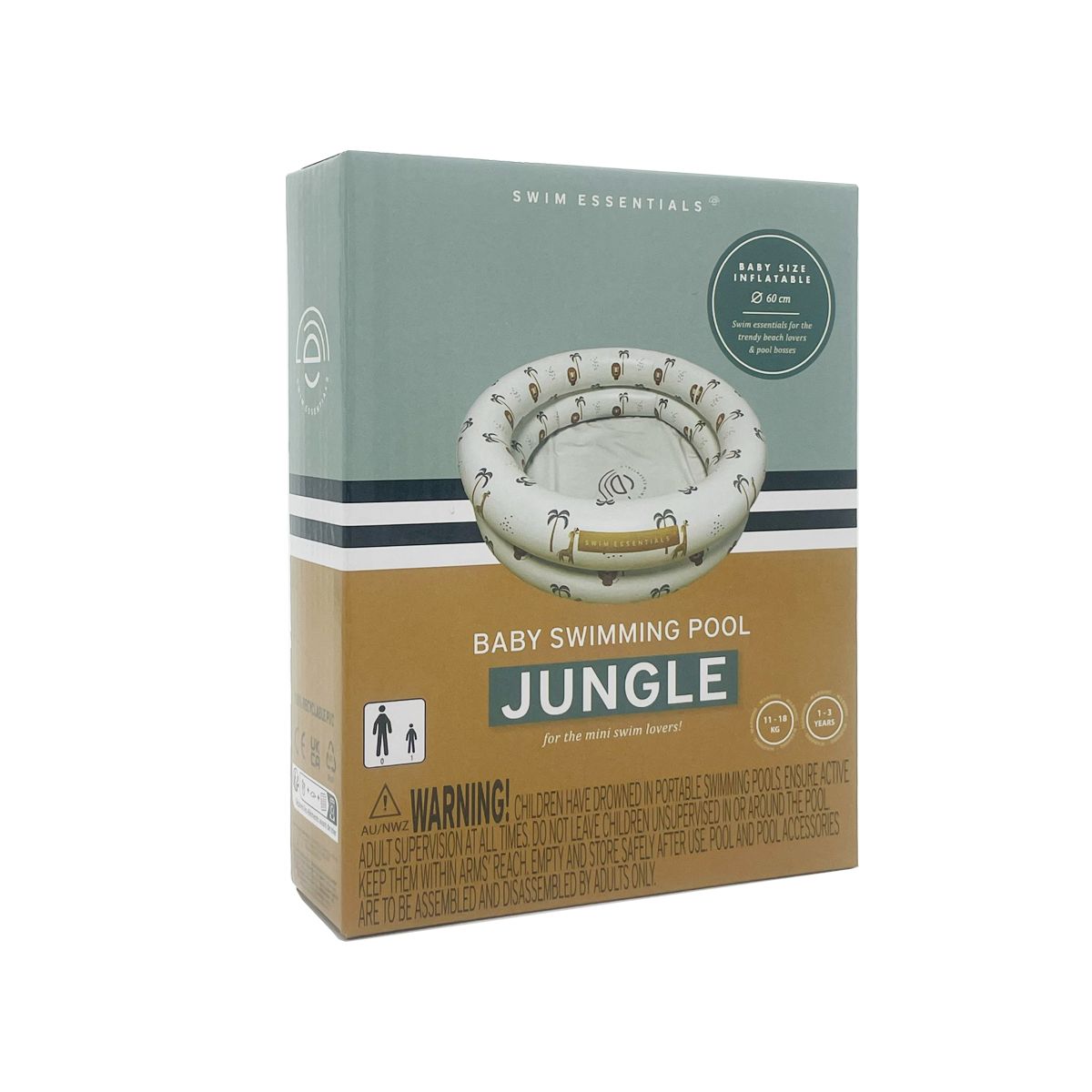 SWIM ESSENTIALS - Piscina Inflable Jungla Swim Essentials