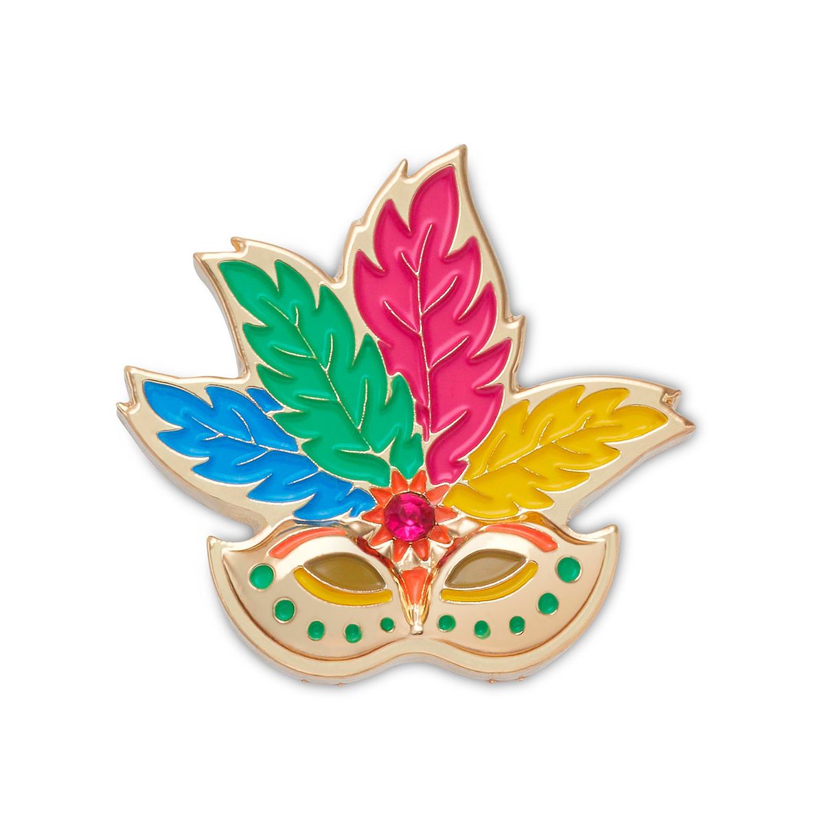 CROCS - Jibbitz Máscara De Carnaval Dorada CROCS