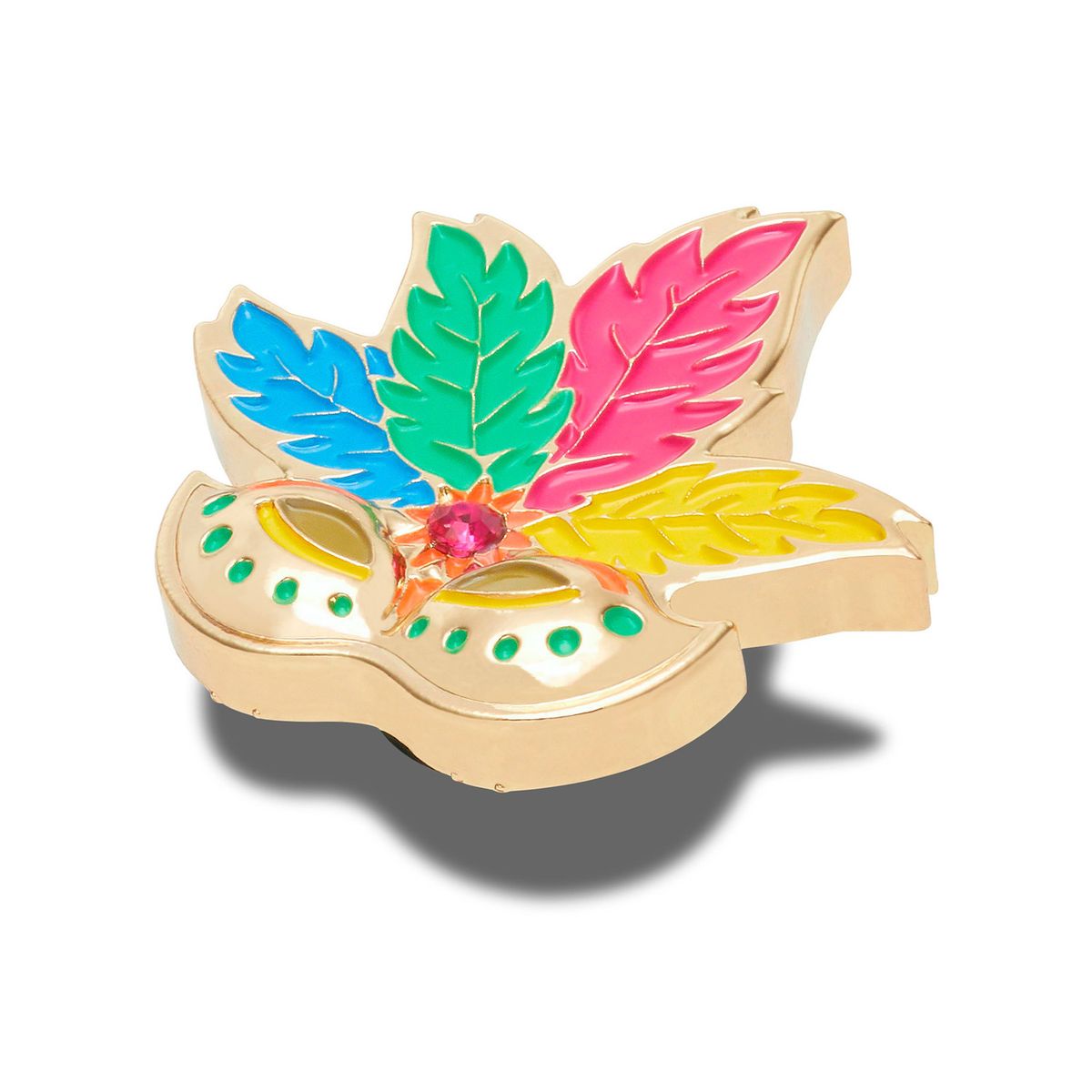 CROCS - Jibbitz Máscara De Carnaval Dorada CROCS