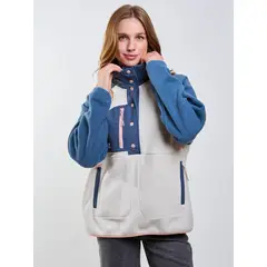 RIP CURL - Poleron Polar Outlaw Azul Mujer