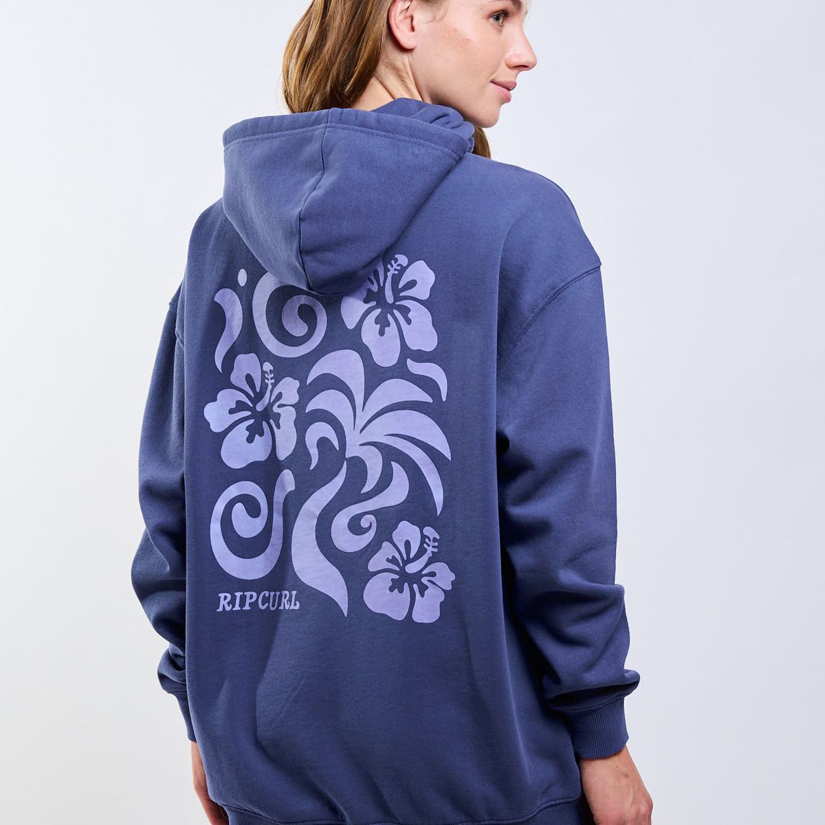 RIP CURL - Poleron FZ Orbital Azul Mujer Rip Curl