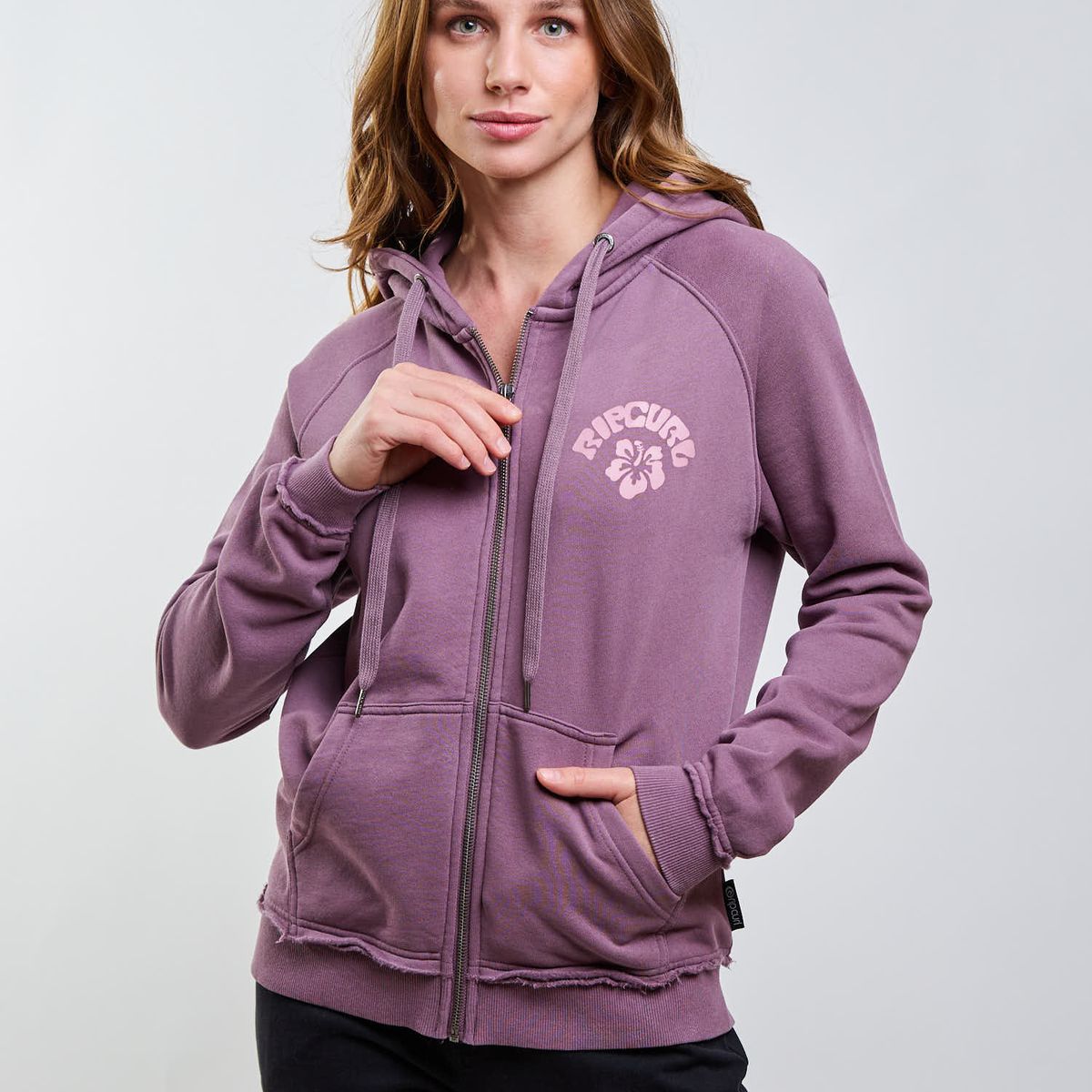 RIP CURL - Poleron FZ Pure Morado Mujer Rip Curl