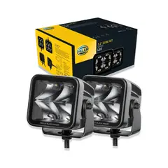 HELLA - Faroles Led Black Magic 3.2 Spot Beam Largo Alcance