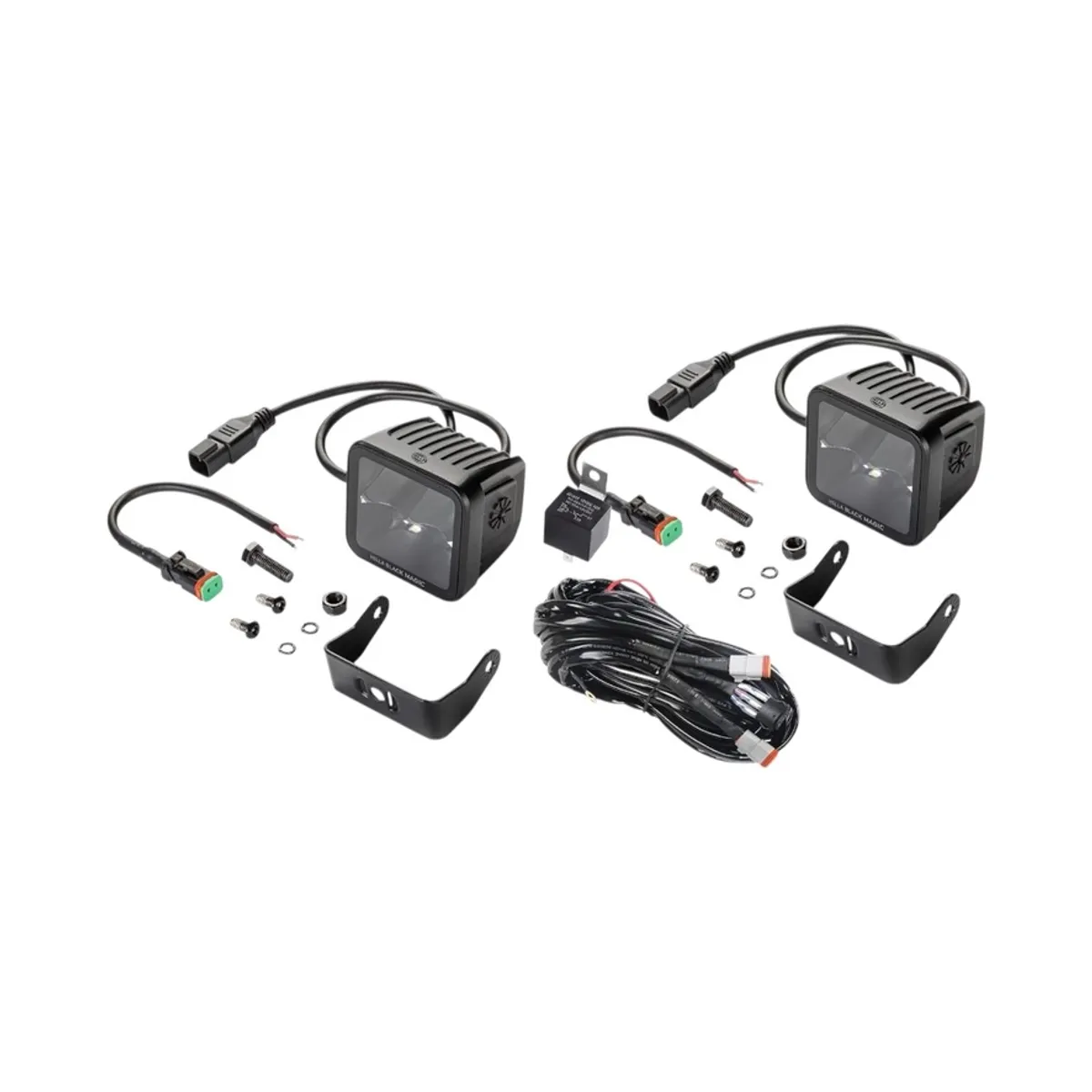 HELLA - Faroles Led Black Magic 3.2 Spot Beam Largo Alcance