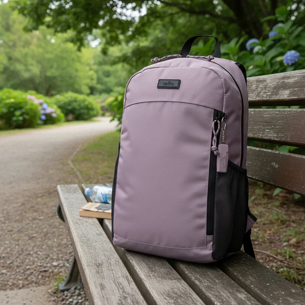TOTTO - Morral Mochila Para Mujer Porta Pc Violeta Claro Rocky Totto Violeta