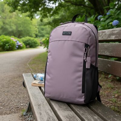 Imagen 2 del producto Morral Mochila Para Mujer Porta Pc Violeta Claro Rocky Violeta