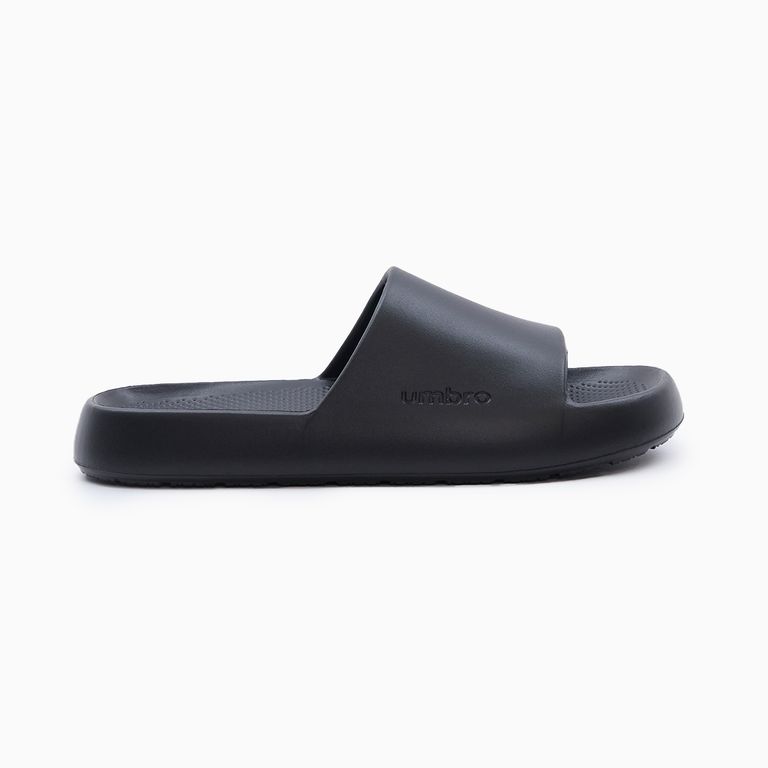 Sandalias Stacked Logo Lifestyle Hombre Negro