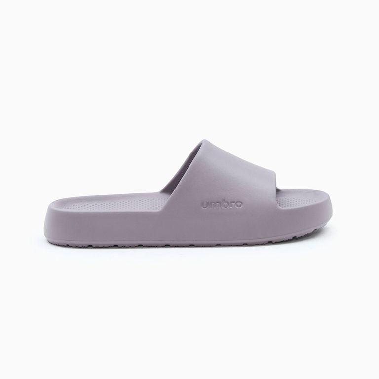 Sandalias Stacked Logo Mujer Gris