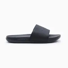 UMBRO - Sandalias Stacked Logo Hombre Negro