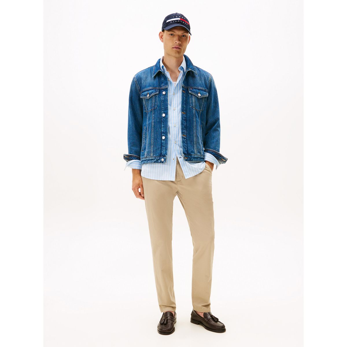 TOMMY HILFIGER - Pantalón Harlem Essential Beige Tommy Hilfiger