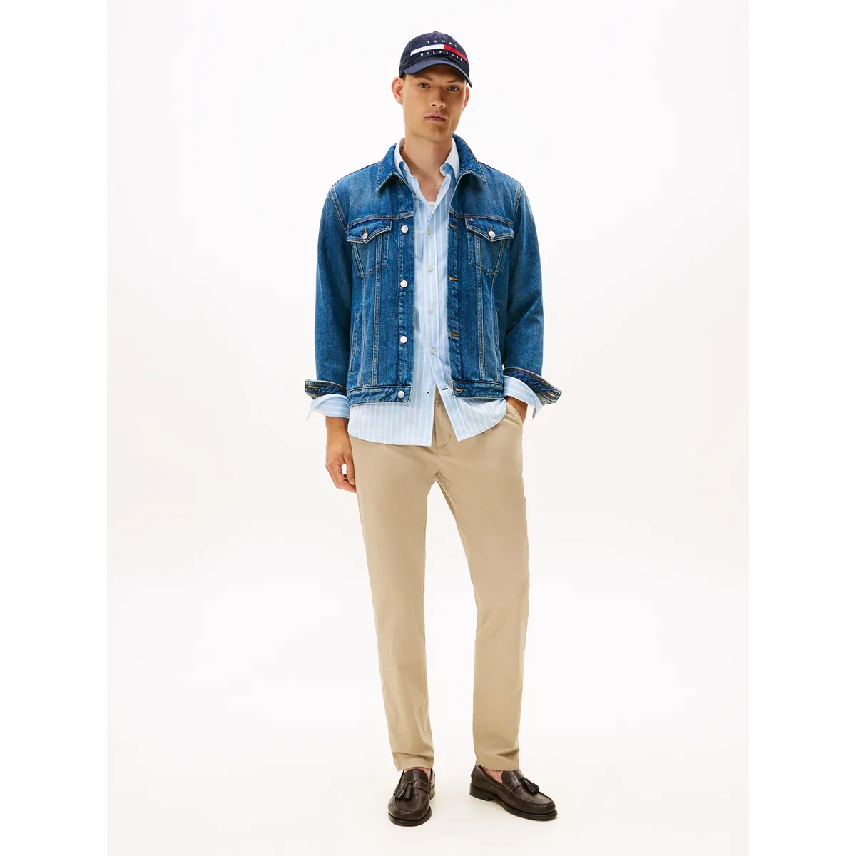 TOMMY HILFIGER - Pantalón Harlem Essential Beige Tommy Hilfiger